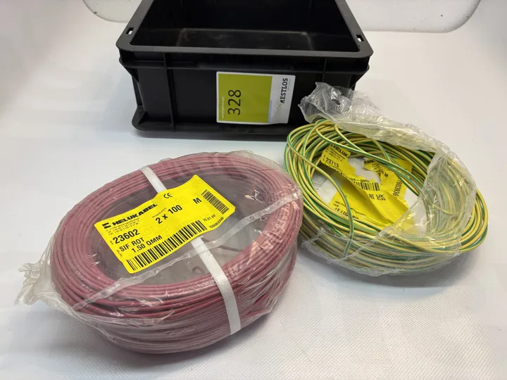 Helukabel SIF Silikonleitungen 1,5 mm² rot / 2,5 mm² gn-ge